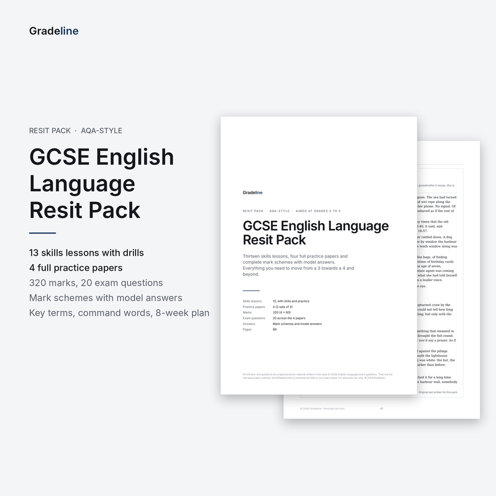GCSE English Language Resit Pack (PDF)